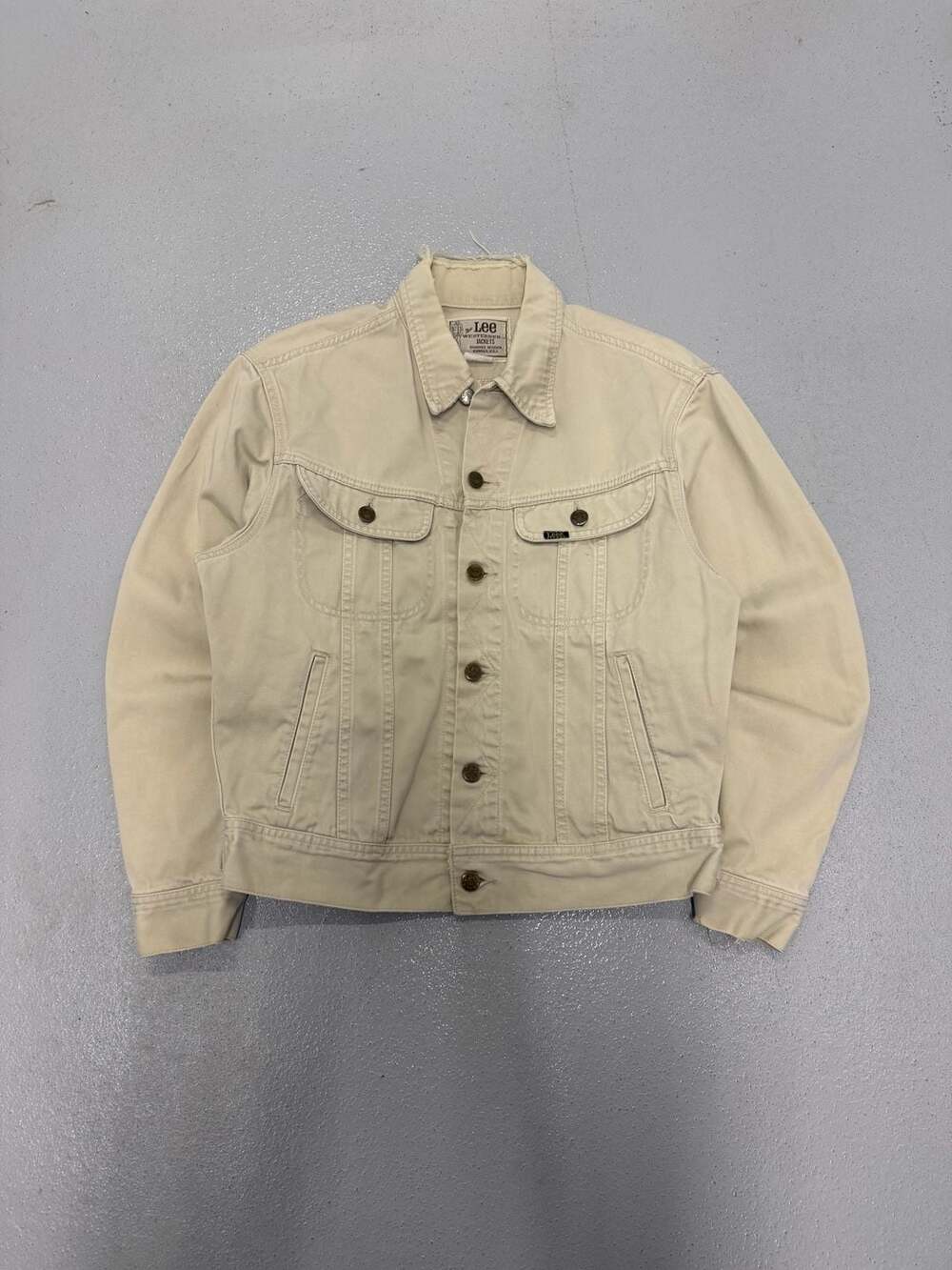 Vintage Lee Westerner 100-J Cotton Twill Trucker Jacket